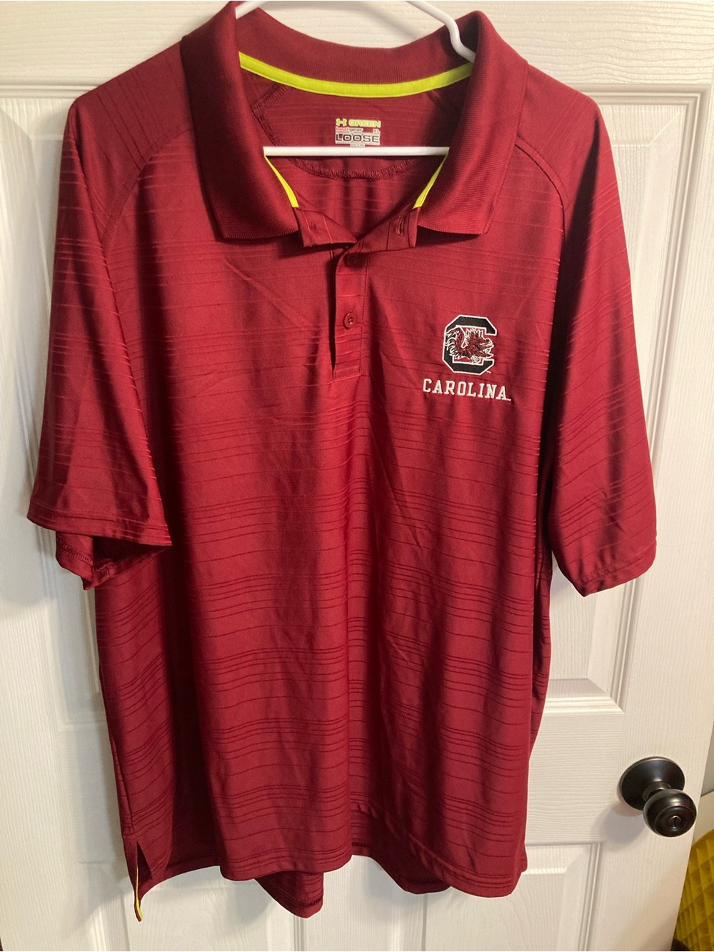 Under Armour Garnet Carolina Gamecocks Polo